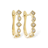 14KT Gold Diamond Earrings