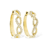 14KT Gold Diamond Earrings