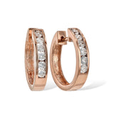 14KT Gold Diamond Earrings