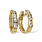 14KT Gold Diamond Earrings