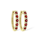 14KT Gold Ruby Earrings