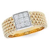 14KT Gold Ladies Diamond Fashion Ring