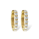 14KT Gold Diamond Earrings