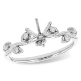 14KT Gold Diamond Semi-Mount Engagement Ring