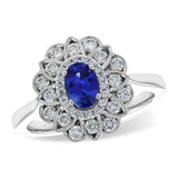 14KT Gold Ladies Sapphire Fashion Ring