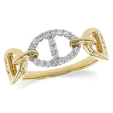 14KT Gold Ladies Diamond Fashion Ring