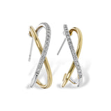 14KT Gold Diamond Earrings